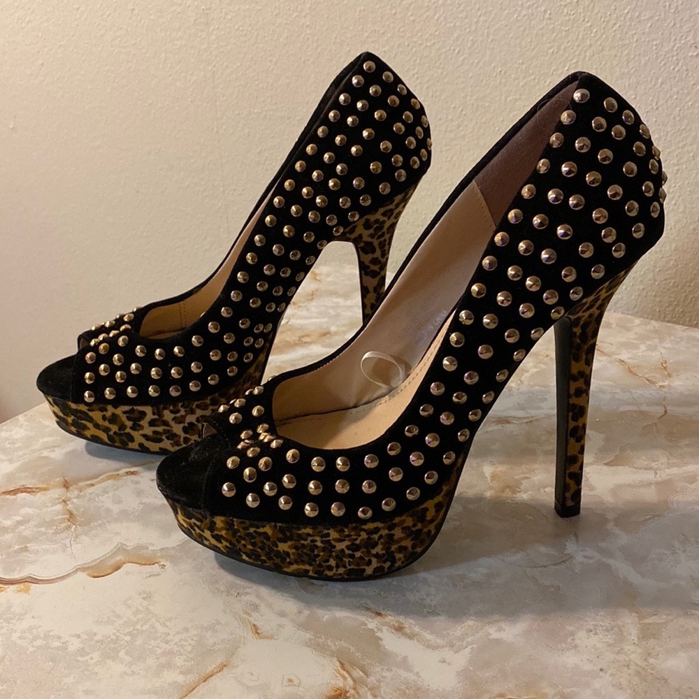 Animal Print Heels
